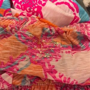 Lily Pulitzer strapless tank top